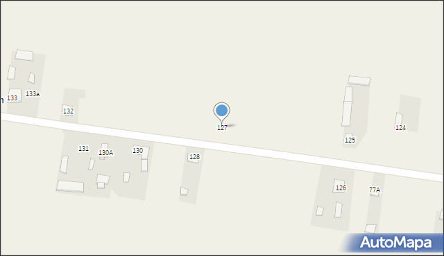 Wola Chomejowa, Wola Chomejowa, 127, mapa Wola Chomejowa