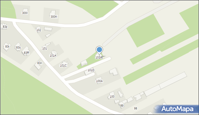 Wola Chorzelowska, Wola Chorzelowska, 101dc, mapa Wola Chorzelowska