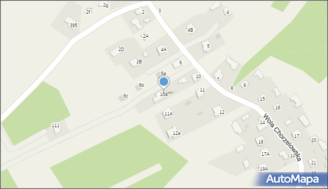 Wola Chorzelowska, Wola Chorzelowska, 10a, mapa Wola Chorzelowska