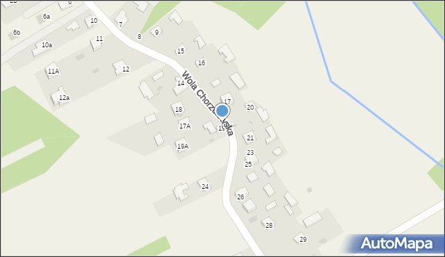 Wola Chorzelowska, Wola Chorzelowska, 19, mapa Wola Chorzelowska