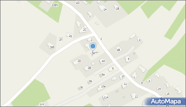 Wola Chorzelowska, Wola Chorzelowska, 2A, mapa Wola Chorzelowska