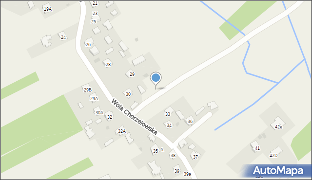 Wola Chorzelowska, Wola Chorzelowska, 31, mapa Wola Chorzelowska