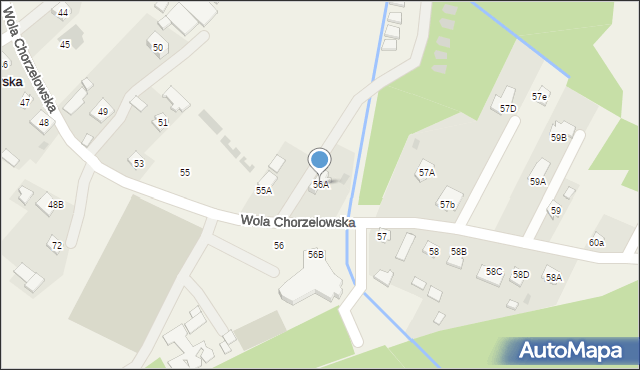 Wola Chorzelowska, Wola Chorzelowska, 56A, mapa Wola Chorzelowska