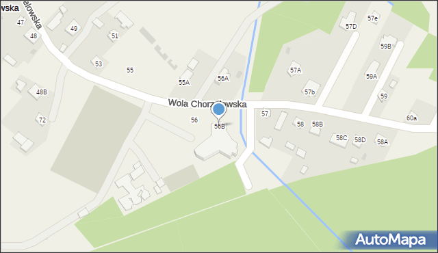 Wola Chorzelowska, Wola Chorzelowska, 56B, mapa Wola Chorzelowska