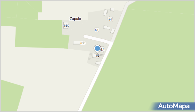 Wola Chorzelowska, Wola Chorzelowska, 62, mapa Wola Chorzelowska