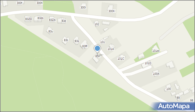 Wola Chorzelowska, Wola Chorzelowska, 83n, mapa Wola Chorzelowska