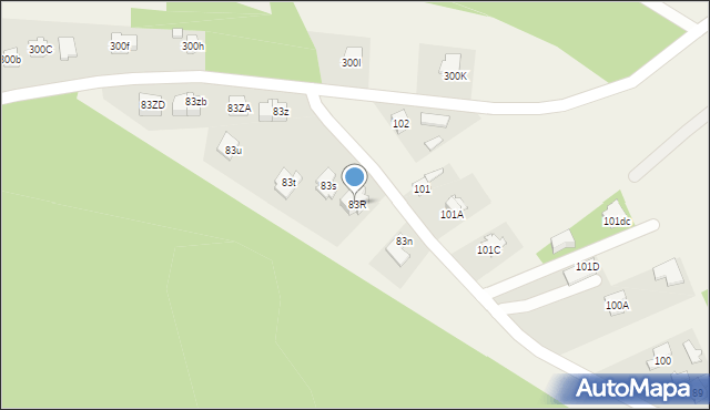 Wola Chorzelowska, Wola Chorzelowska, 83R, mapa Wola Chorzelowska