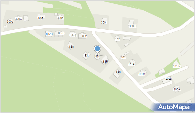 Wola Chorzelowska, Wola Chorzelowska, 83s, mapa Wola Chorzelowska