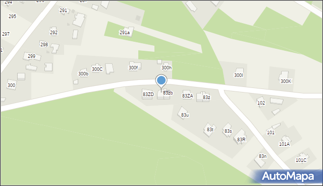 Wola Chorzelowska, Wola Chorzelowska, 83zc, mapa Wola Chorzelowska