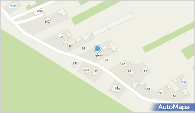 Wola Chorzelowska, Wola Chorzelowska, 97, mapa Wola Chorzelowska