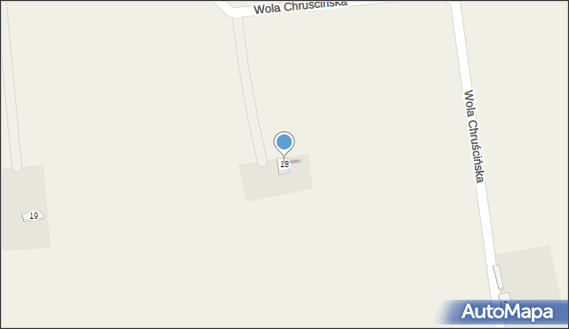 Wola Chruścińska, Wola Chruścińska, 18, mapa Wola Chruścińska