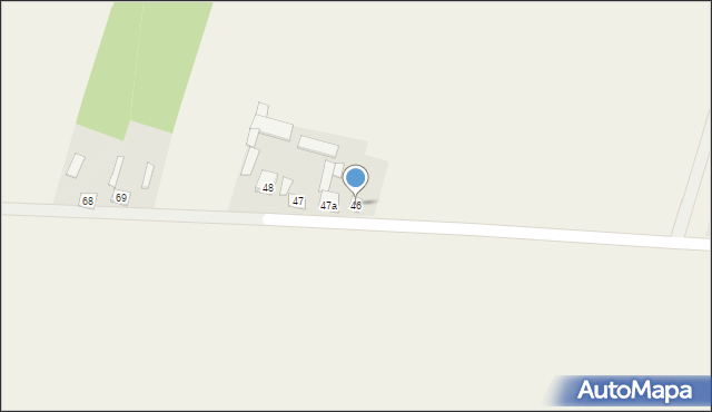 Wola Cygowska, Wola Cygowska, 46, mapa Wola Cygowska