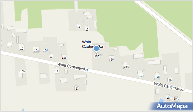 Wola Czołnowska, Wola Czołnowska, 15a, mapa Wola Czołnowska