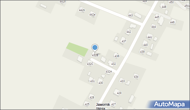 Wola Dalsza, Wola Dalsza, 432B, mapa Wola Dalsza
