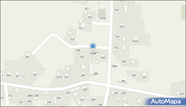 Wola Dalsza, Wola Dalsza, 540a, mapa Wola Dalsza