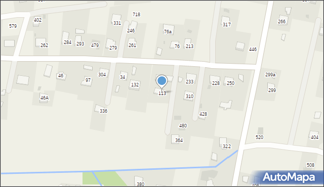 Wola Dębińska, Wola Dębińska, 113, mapa Wola Dębińska