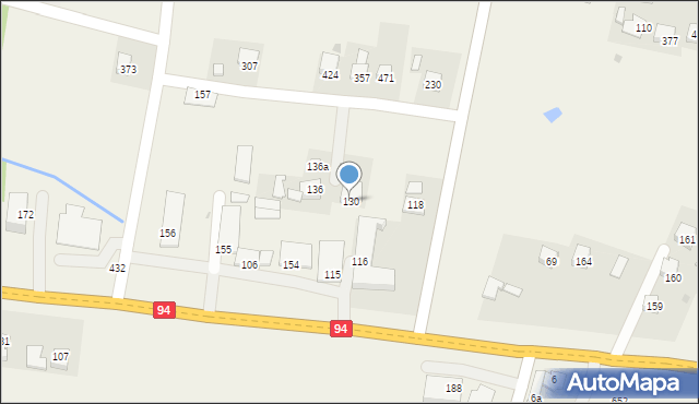 Wola Dębińska, Wola Dębińska, 130, mapa Wola Dębińska