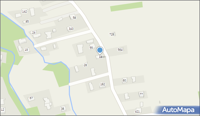 Wola Dębińska, Wola Dębińska, 20, mapa Wola Dębińska