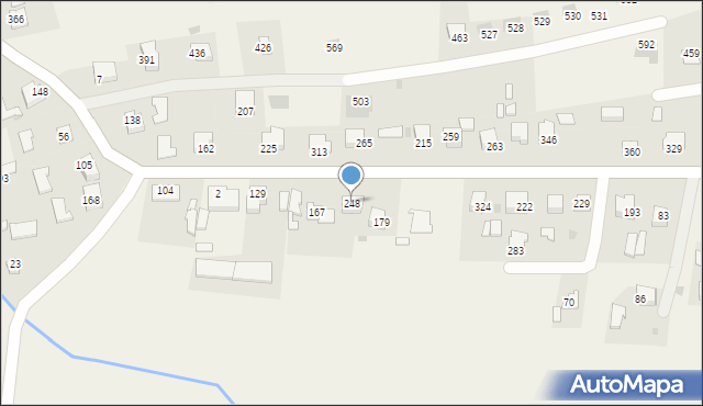 Wola Dębińska, Wola Dębińska, 248, mapa Wola Dębińska