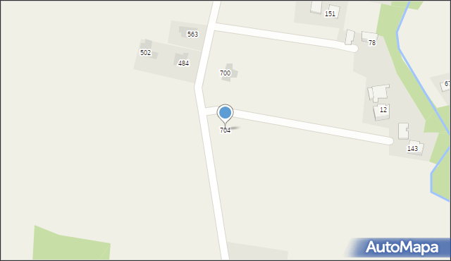 Wola Dębińska, Wola Dębińska, 704, mapa Wola Dębińska