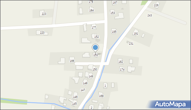 Wola Dębowiecka, Wola Dębowiecka, 151, mapa Wola Dębowiecka