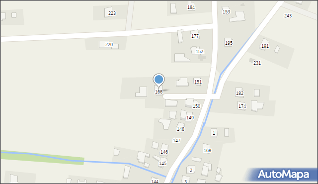 Wola Dębowiecka, Wola Dębowiecka, 166, mapa Wola Dębowiecka