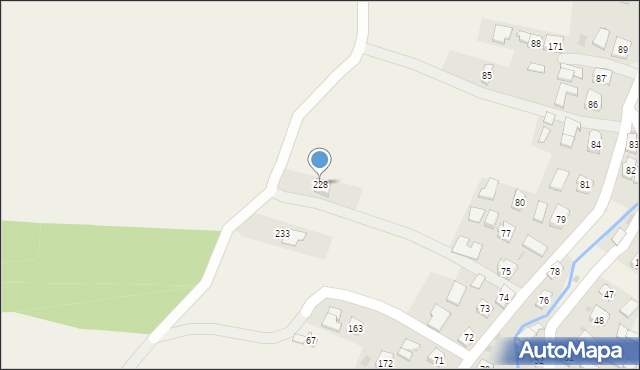 Wola Dębowiecka, Wola Dębowiecka, 228, mapa Wola Dębowiecka