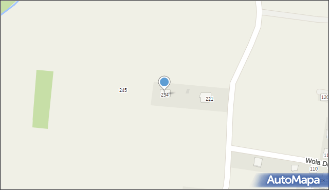 Wola Dębowiecka, Wola Dębowiecka, 234, mapa Wola Dębowiecka