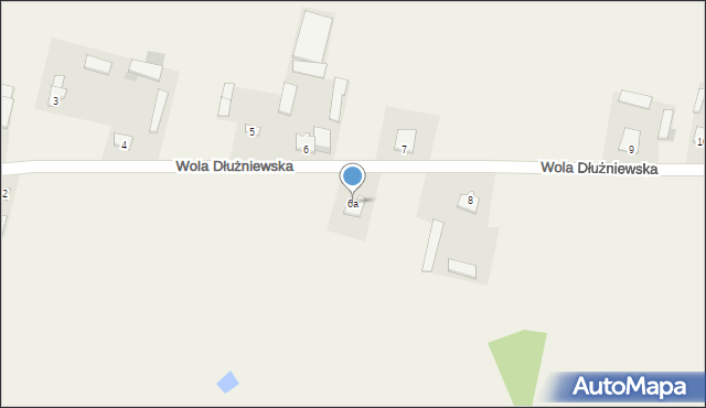 Wola Dłużniewska, Wola Dłużniewska, 6a, mapa Wola Dłużniewska