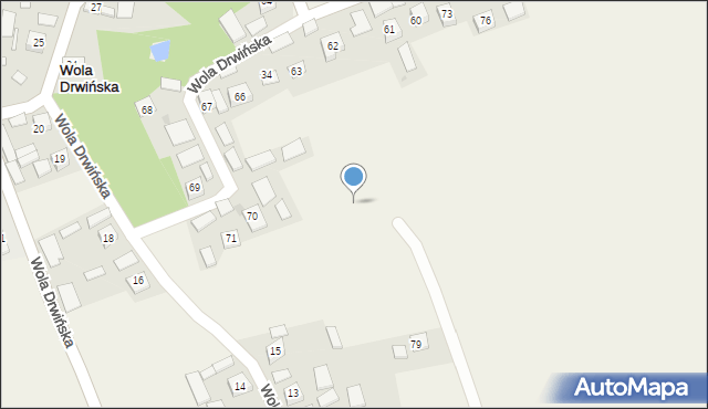 Wola Drwińska, Wola Drwińska, 88, mapa Wola Drwińska