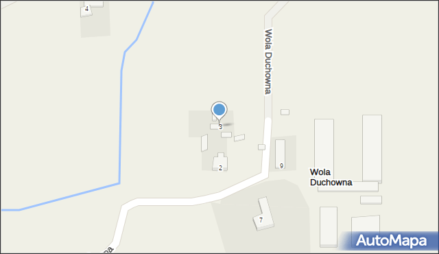 Wola Duchowna, Wola Duchowna, 3, mapa Wola Duchowna