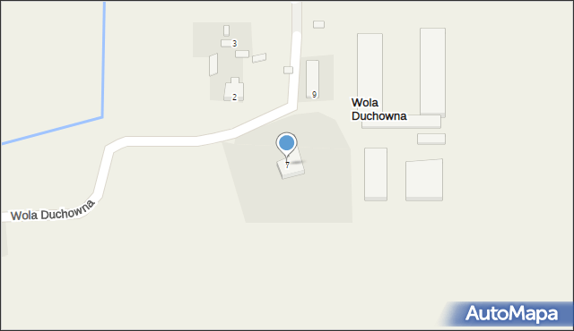 Wola Duchowna, Wola Duchowna, 7, mapa Wola Duchowna