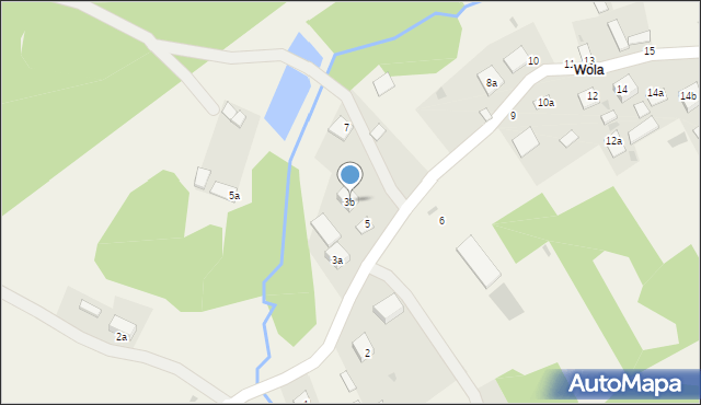 Wola Duża, Wola Duża, 3b, mapa Wola Duża