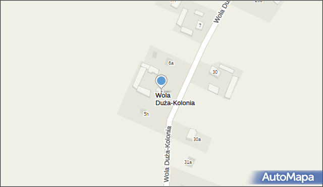 Wola Duża-Kolonia, Wola Duża-Kolonia, 6, mapa Wola Duża-Kolonia