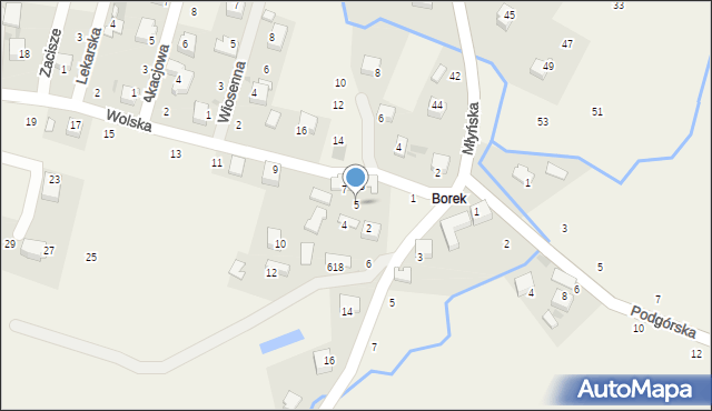 Wola Filipowska, Wolska, 5, mapa Wola Filipowska