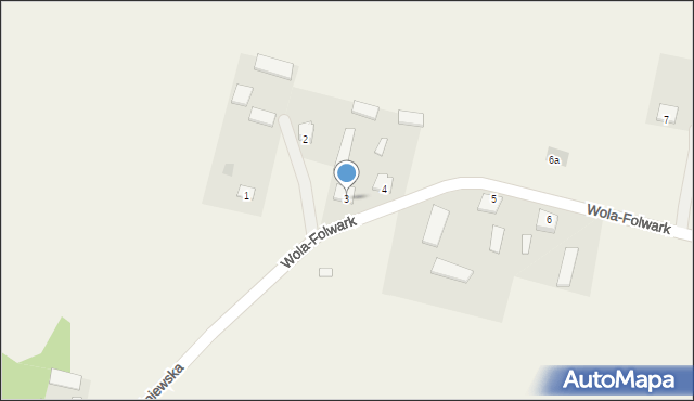 Wola-Folwark, Wola-Folwark, 3, mapa Wola-Folwark