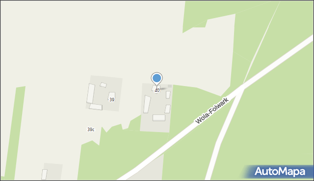 Wola-Folwark, Wola-Folwark, 40, mapa Wola-Folwark