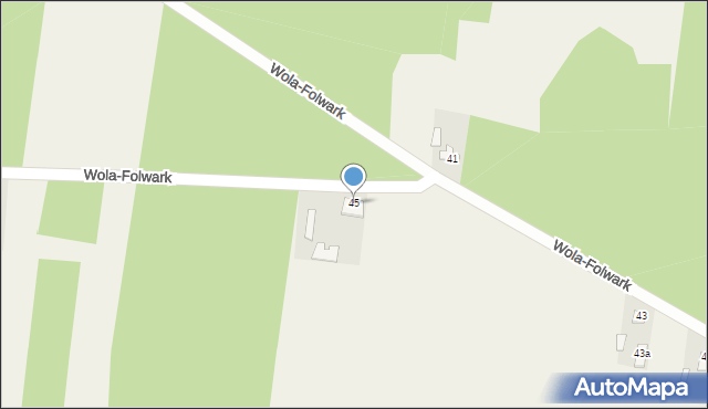 Wola-Folwark, Wola-Folwark, 45, mapa Wola-Folwark