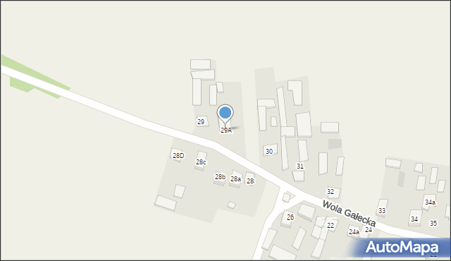 Wola Gałecka, Wola Gałecka, 29A, mapa Wola Gałecka