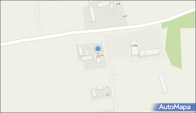 Wola Gałęzowska, Wola Gałęzowska, 111, mapa Wola Gałęzowska