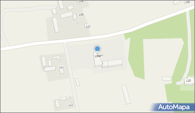 Wola Gałęzowska, Wola Gałęzowska, 116a, mapa Wola Gałęzowska