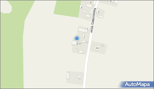 Wola Gałęzowska, Wola Gałęzowska, 2, mapa Wola Gałęzowska