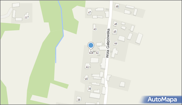 Wola Gałęzowska, Wola Gałęzowska, 42a, mapa Wola Gałęzowska