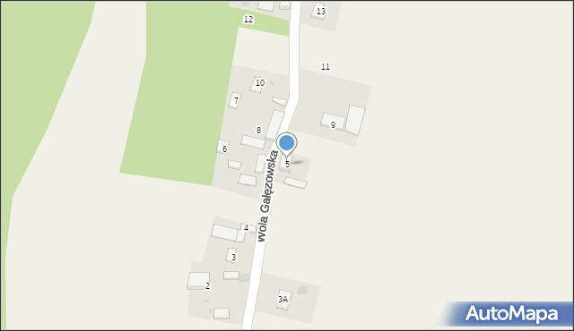 Wola Gałęzowska, Wola Gałęzowska, 5, mapa Wola Gałęzowska