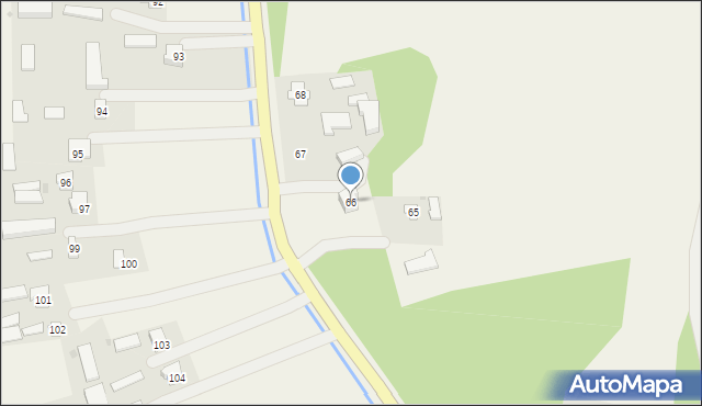Wola Gałęzowska, Wola Gałęzowska, 66, mapa Wola Gałęzowska