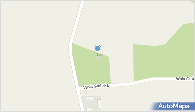 Wola Grabska, Wola Grabska, 18a, mapa Wola Grabska
