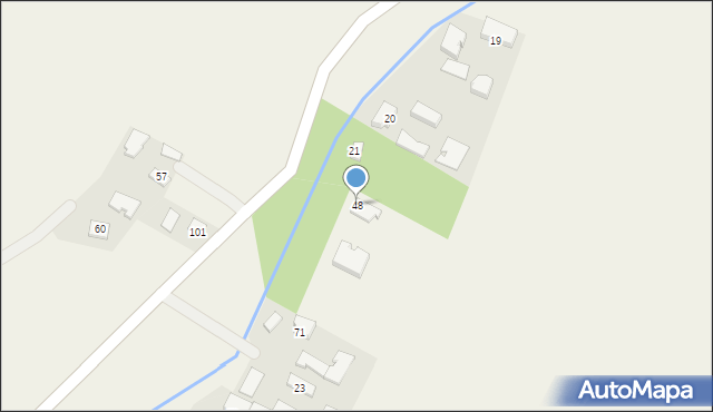 Wola Gręboszowska, Wola Gręboszowska, 48, mapa Wola Gręboszowska