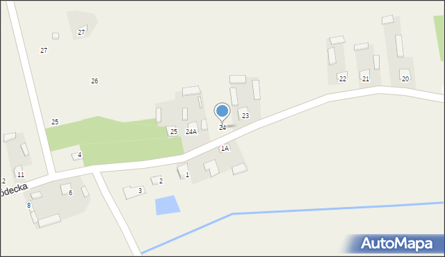 Wola Gródecka-Kolonia, Wola Gródecka-Kolonia, 24, mapa Wola Gródecka-Kolonia