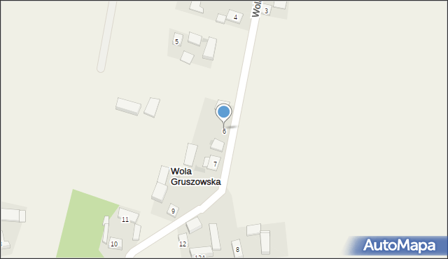 Wola Gruszowska, Wola Gruszowska, 6, mapa Wola Gruszowska