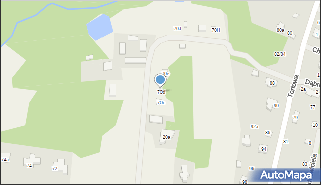 Wola Grzymkowa, Wola Grzymkowa, 70d, mapa Wola Grzymkowa